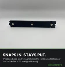 Modular Socket Rail | Magnetic Socket Organizer